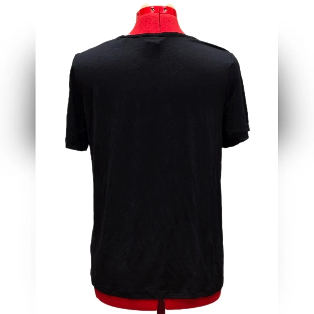 Old Navy, Size S, Black Luxe Tee - Picture 3 of 11